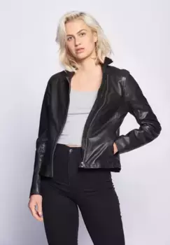 Кожаная куртка Maze "42020112", черный