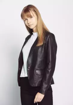 Кожаная куртка Maze "42020113", черный
