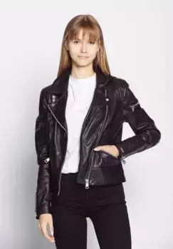 Кожаная куртка Maze "42020126B", черный