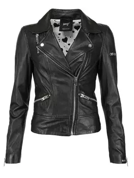 Кожаная куртка Maze 42020126B, черный