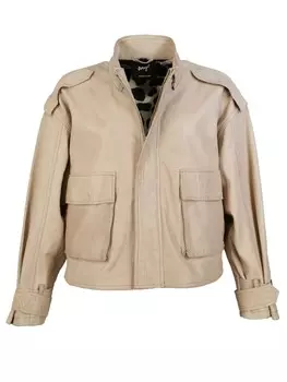 Кожаная куртка Maze 42020132, песочный