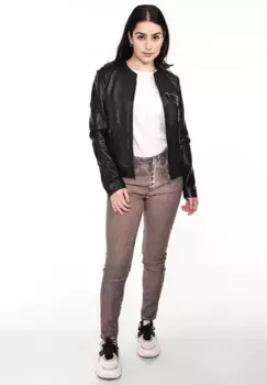 Кожаная куртка Maze "42020143", черный