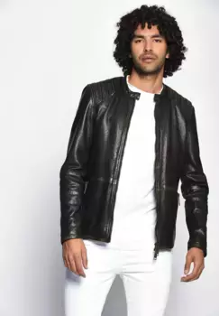 Кожаная куртка Maze "42020503", черный