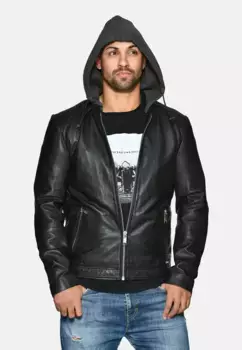 Кожаная куртка Maze "42020525", черный