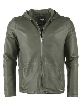 Кожаная куртка Maze 42021109, оливковый