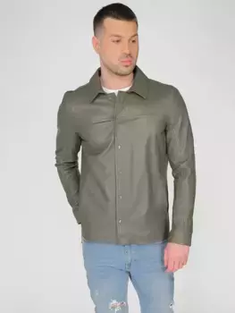 Кожаная куртка Maze "42021112", оливковый