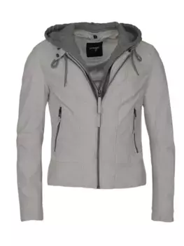 Кожаная куртка Maze "42021133", белый