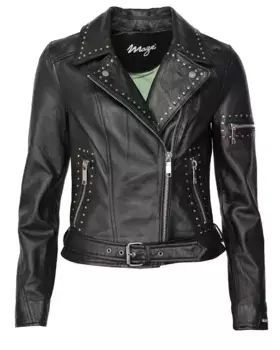 Кожаная куртка Maze "42021138", черный