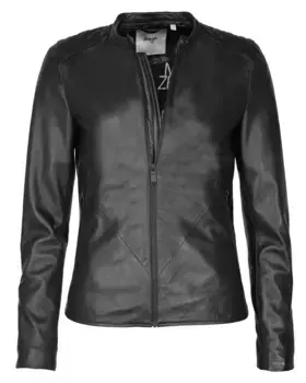 Кожаная куртка Maze "42021150", черный