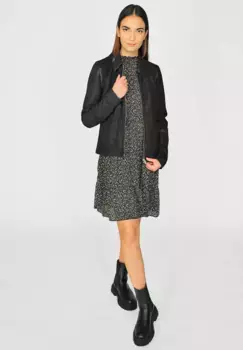 Кожаная куртка Maze "4202117", черный