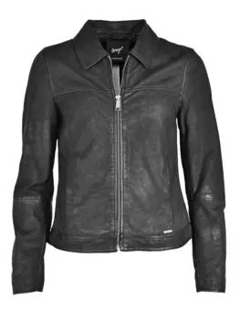 Кожаная куртка Maze 4202117, черный