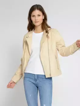 Кожаная куртка Maze "42021225", слоновая кость