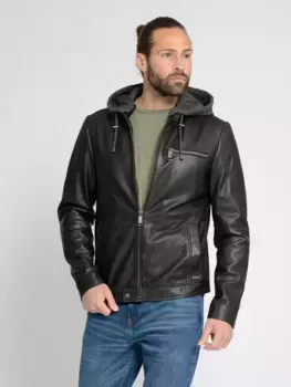 Кожаная куртка Maze "42021311", черный