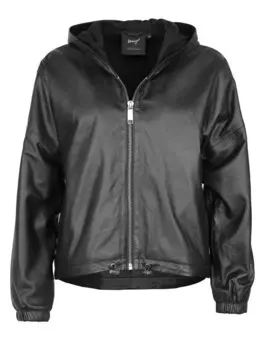 Кожаная куртка Maze 4202136, черный