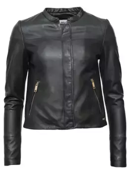 Кожаная куртка Maze "42023067", черный