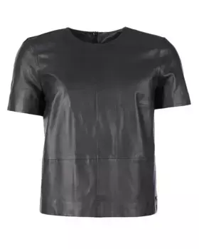 Кожаная куртка Maze "42023082", черный