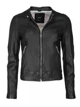 Кожаная куртка Maze 420 20 04, черный