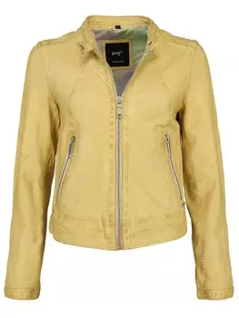 Кожаная куртка Maze 420 20 04, цвет sunshine