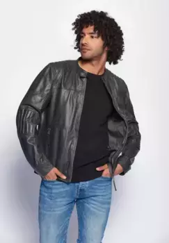 Кожаная куртка Maze "71Jack", серый