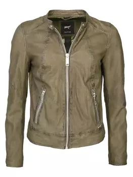 Кожаная куртка Maze Avoca, оливковый