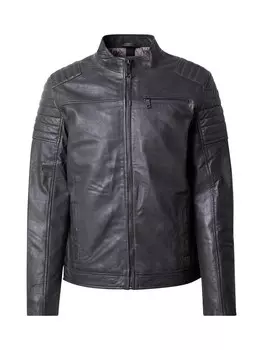 Кожаная куртка Maze Between-Season Jacket Rocha, темно-серый