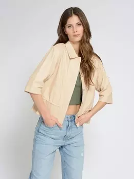 Кожаная куртка Maze, бежевый