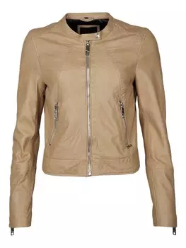 Кожаная куртка Maze, бежевый