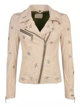 Кожаная куртка Maze Blackridge, кремовый