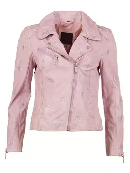 Кожаная куртка Maze Blackridge, розовый