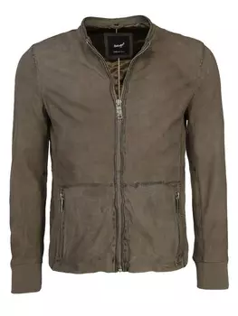 Кожаная куртка Maze Boyd, зеленый