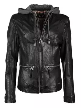 Кожаная куртка Maze Brayford, черный