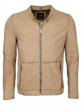 Кожаная куртка Maze Brunswick, кремовый