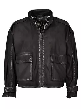 Кожаная куртка Maze, черный