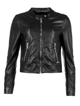 Кожаная куртка Maze, черный