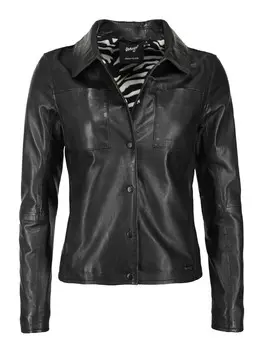 Кожаная куртка Maze, черный