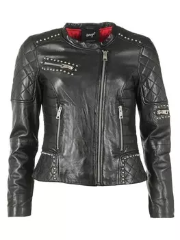 Кожаная куртка Maze, черный