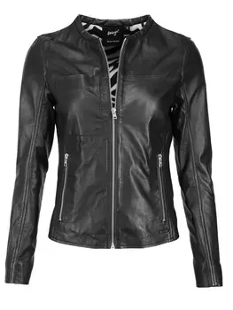 Кожаная куртка Maze, черный