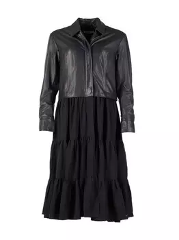 Кожаная куртка Maze, черный