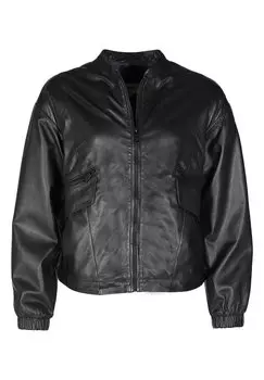 Кожаная куртка Maze, черный