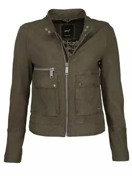 Кожаная куртка Maze Clermont, цвет shadow