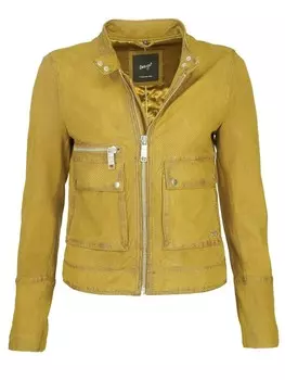 Кожаная куртка Maze Clermont, желтый