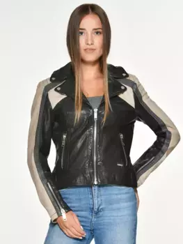 Кожаная куртка Maze "Colusa", черный