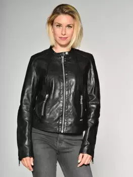 Кожаная куртка Maze "Гренада", черный