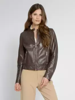 Кожаная куртка Maze "Гренада", коричневый