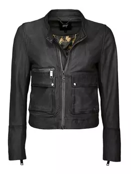 Кожаная куртка Maze Hamill, черный