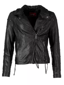 Кожаная куртка Maze Heart, черный