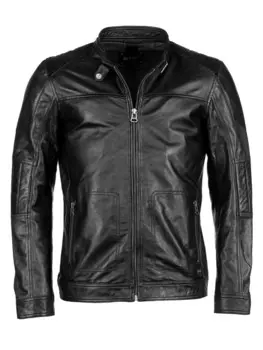 Кожаная куртка Maze Jack, черный