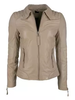 Кожаная куртка Maze Koga, бежевый