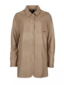 Кожаная куртка Maze Lederhemd 42020135, серо-коричневый