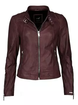 Кожаная куртка Maze Lindsay, цвет mahagony